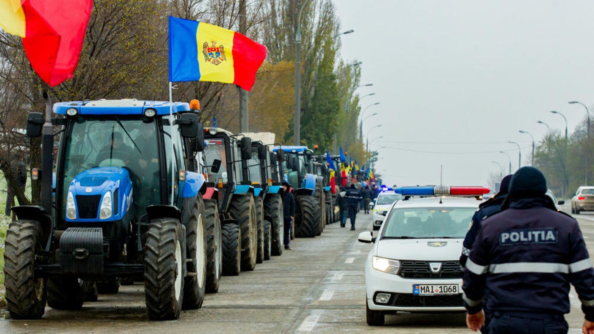 Фермеры из разных районов Молдавии вышли на протесты